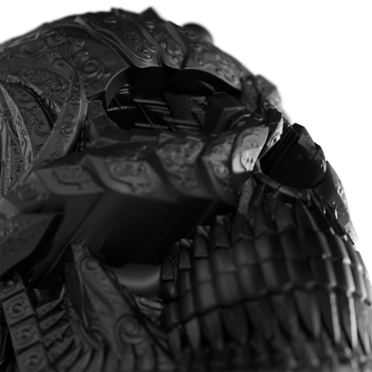 Amuerte Amuerte Matte Black Skull