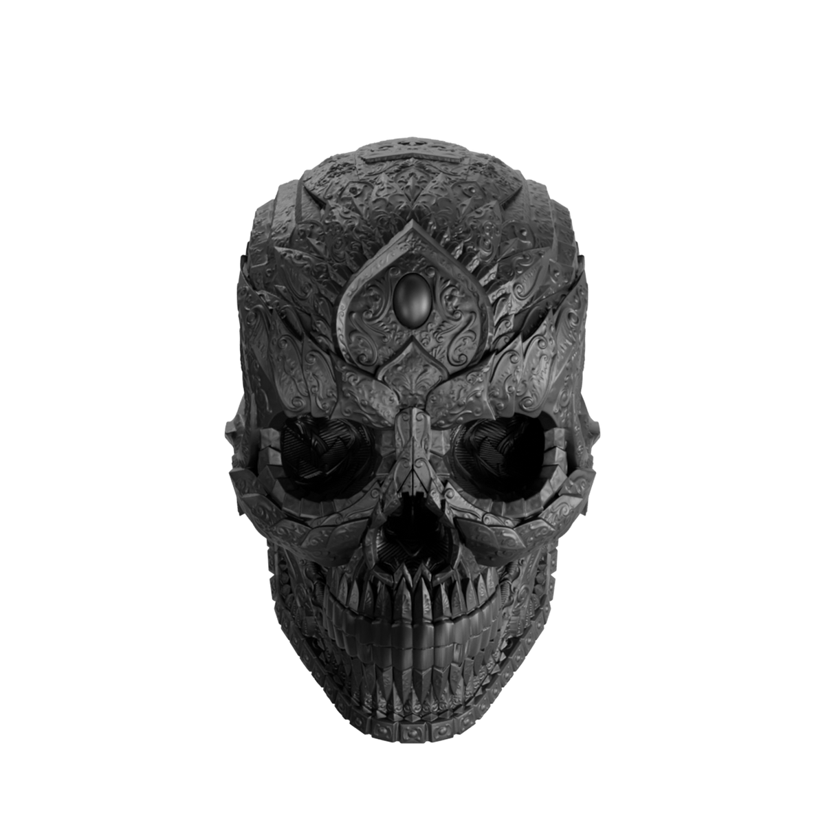 Amuerte Amuerte Matte Black Skull